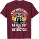 Never Underestimate an Old Guy on a Motorcycle T-Shirt - T-Shirt | Maroon