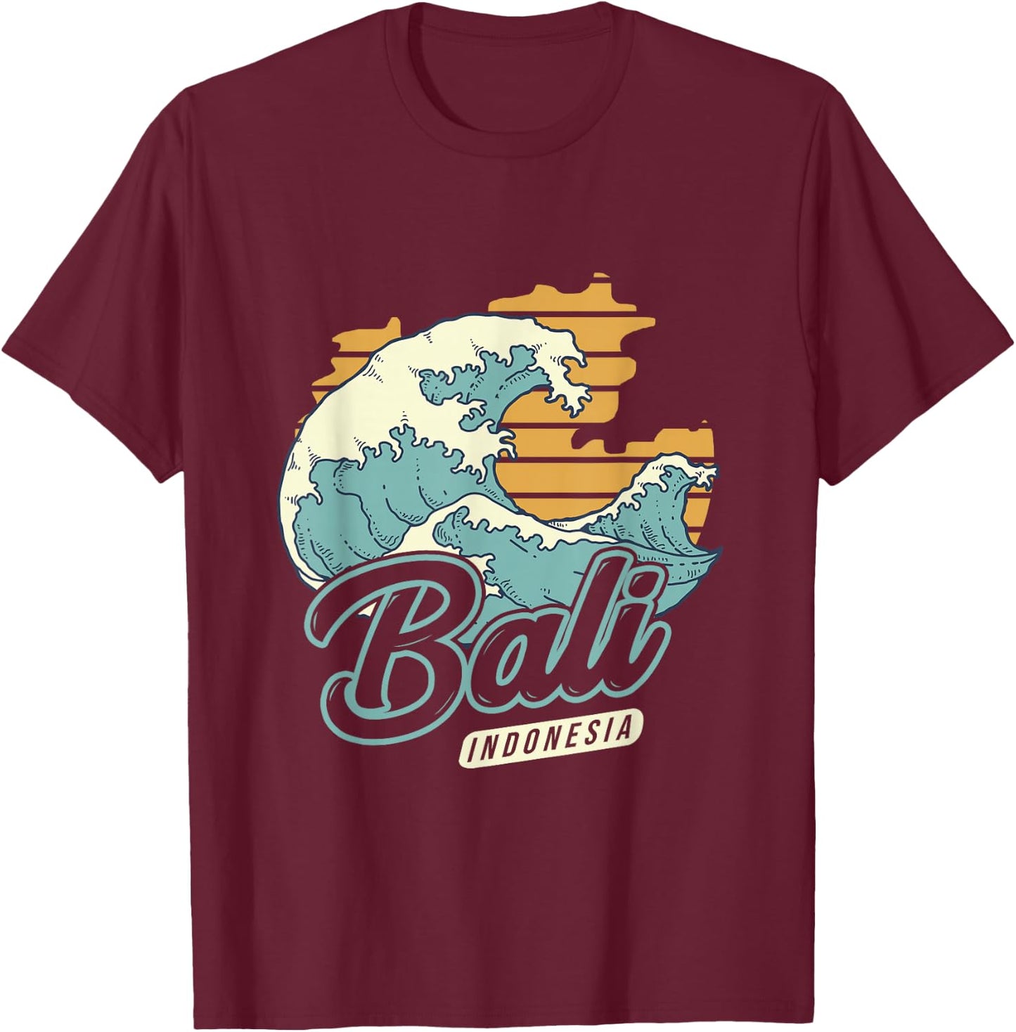 Bali Indonesia T-Shirt - T-Shirt | Maroon