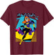 DC Kids Super Hero Girls Batgirl Pop Wow Framed T-Shirt - T-Shirt | Maroon