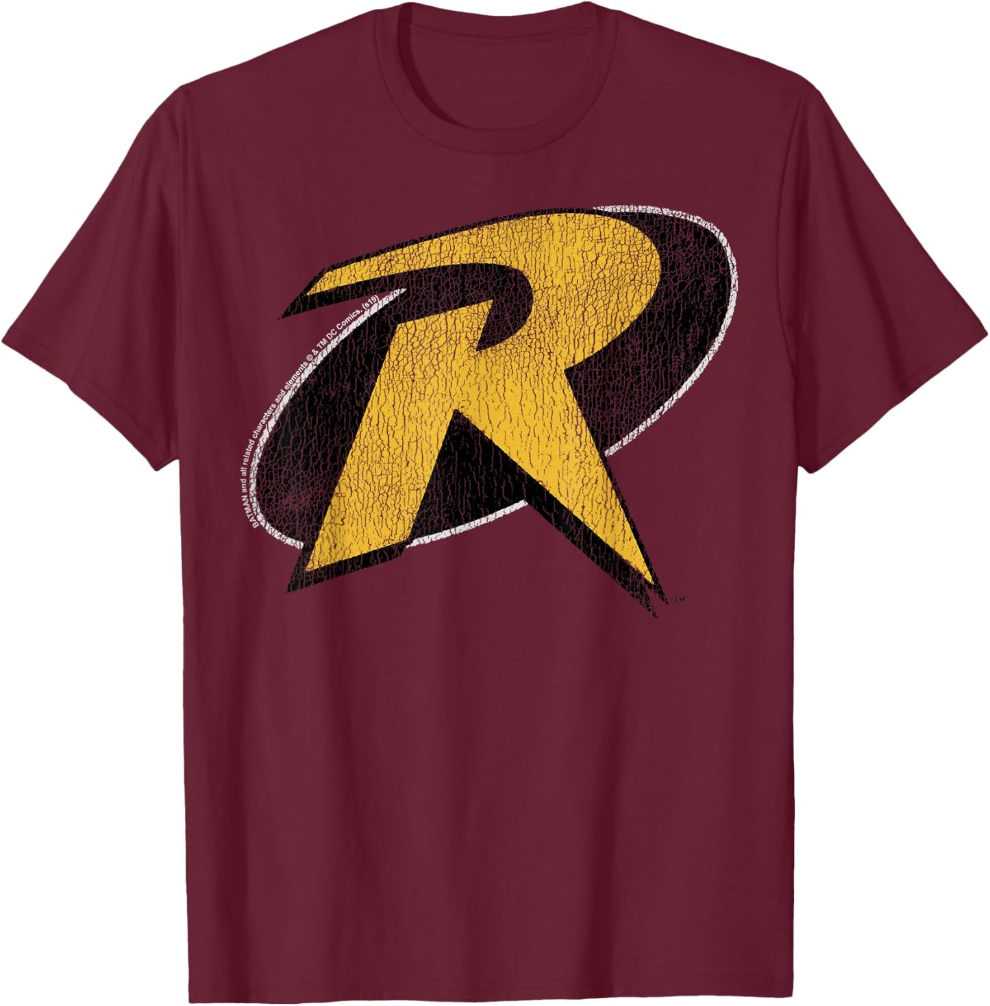 DC Comics Batman Red Robin Logo Small T-Shirt - T-Shirt | Maroon