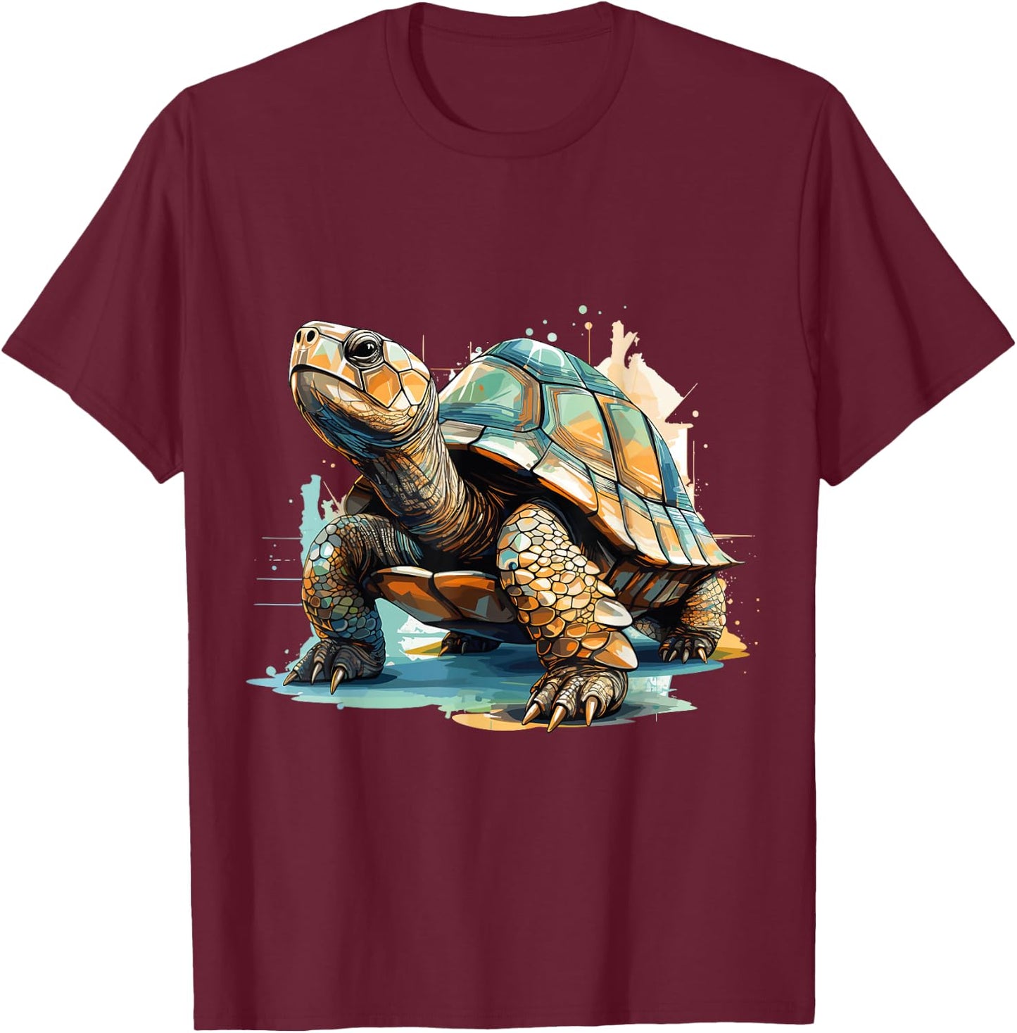 Sea Turtle in the Ocean, Turtles Lover T-Shirt - T-Shirt | Maroon