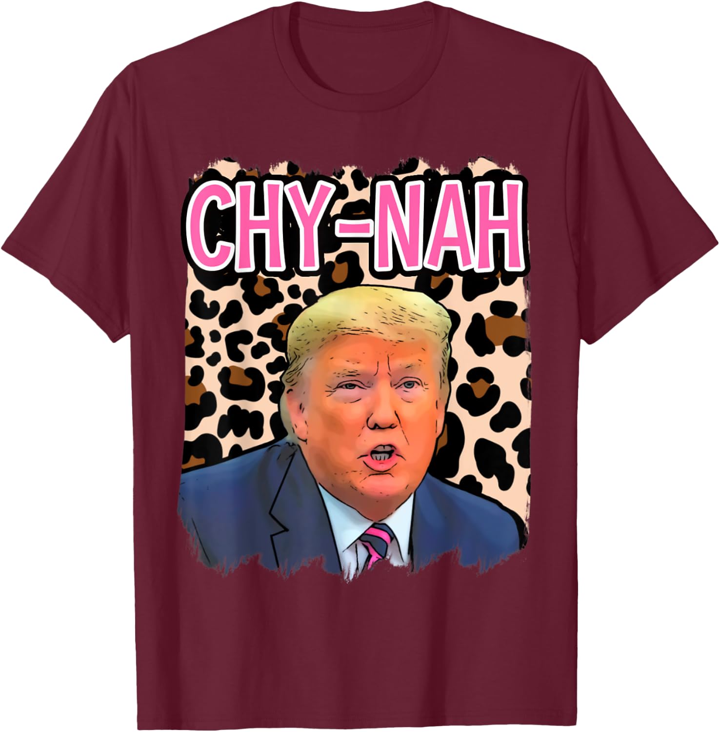 Funny Donald trump cute china humor chynah 2020 election T-Shirt - T-Shirt | Maroon