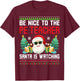PE Teacher Christmas Ugly Christmas Sweater PE Teacher T-Shirt - T-Shirt | Maroon