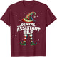 The Dental Assistant Elf Family Matching Group Christmas T-Shirt - T-Shirt | Maroon