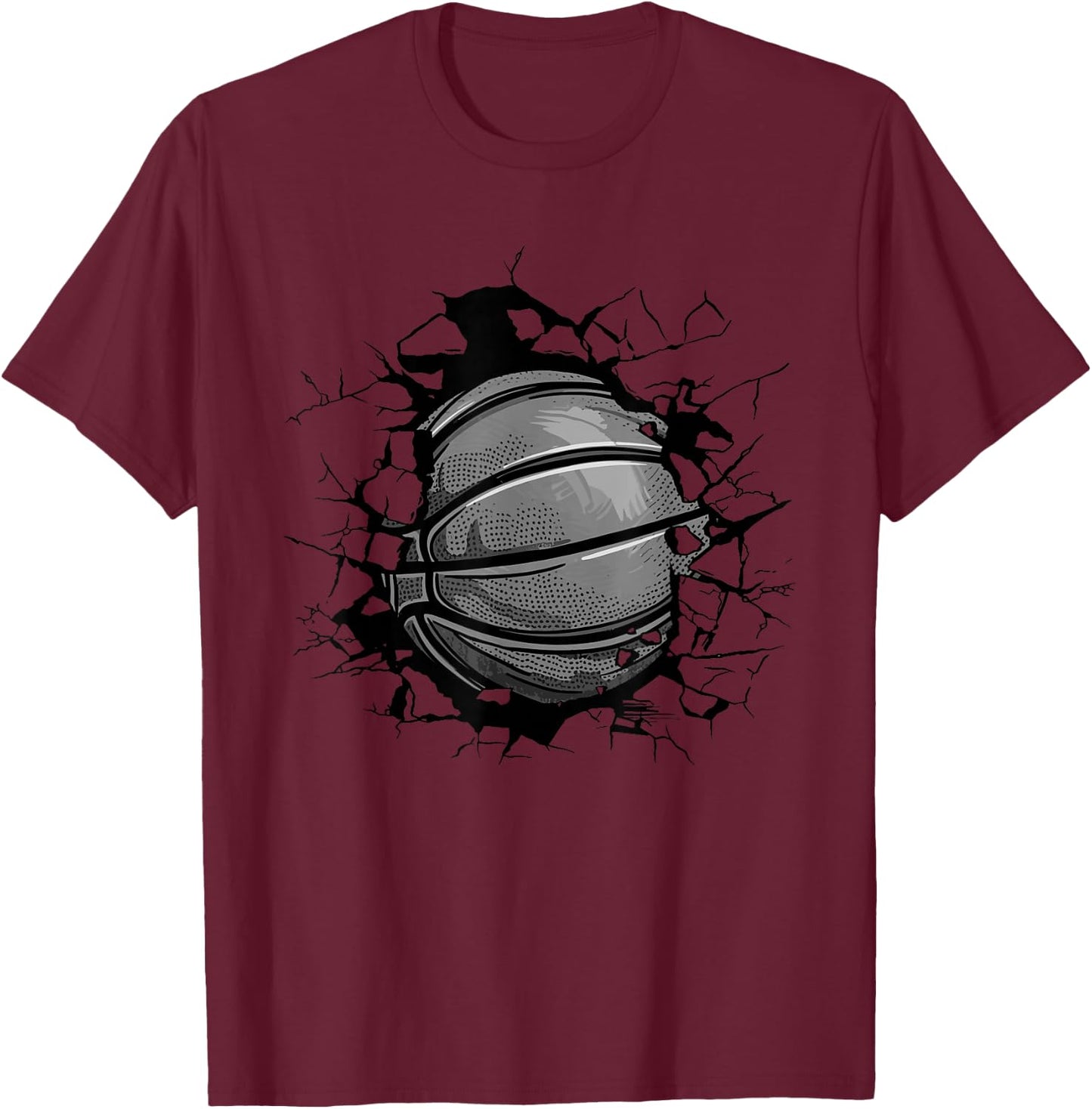 Basketball T-Shirt - T-Shirt | Maroon