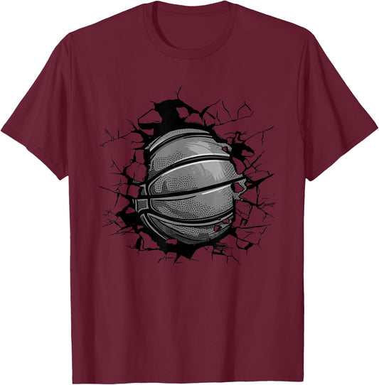 Basketball T-Shirt - T-Shirt | Maroon