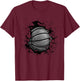 Basketball T-Shirt - T-Shirt | Maroon