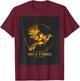 Cool Mockingbird Songbird Design Rebel Games Crest T-Shirt - T-Shirt | Maroon