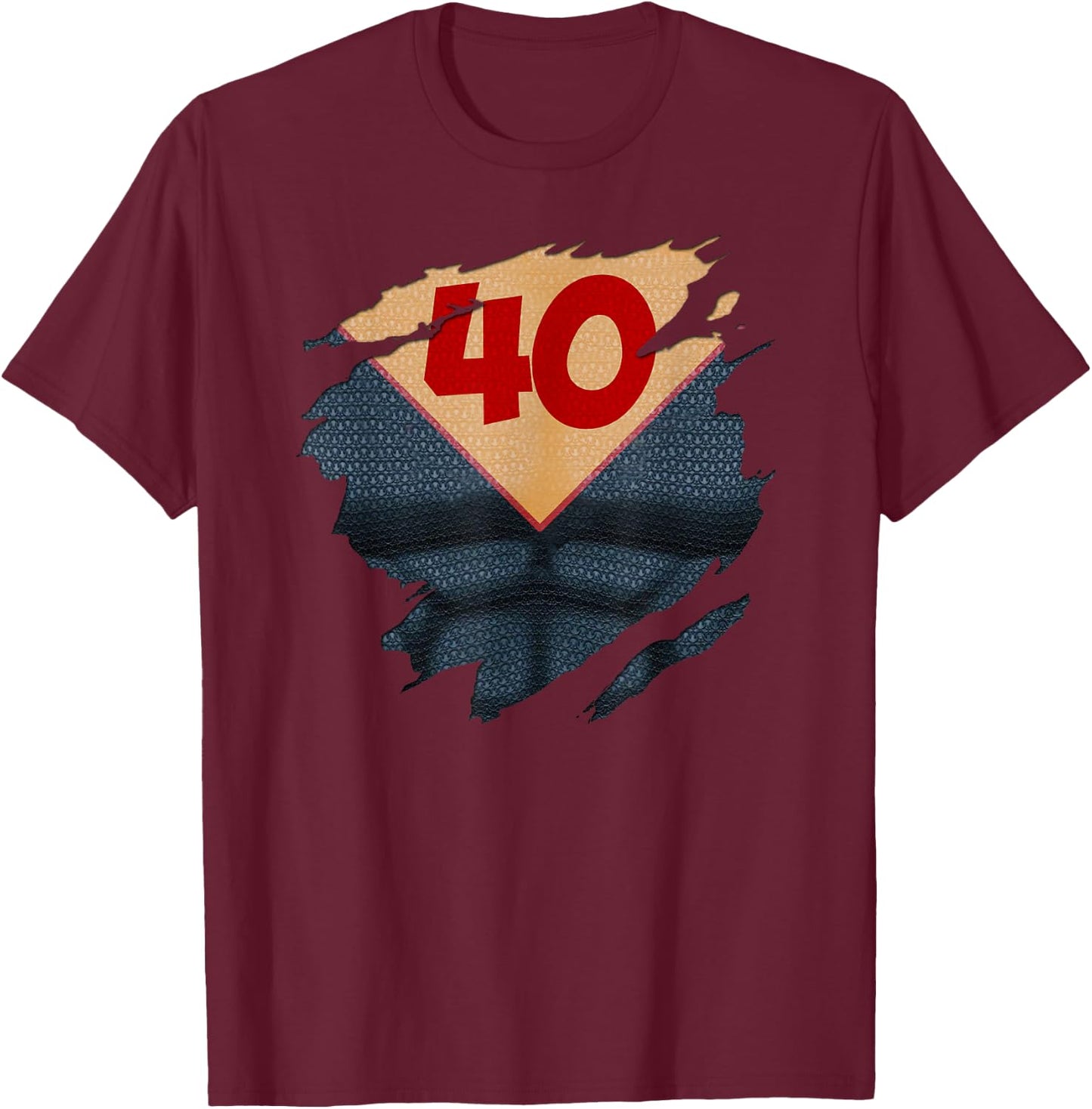 40th Birthday Comic Book Superhero Born In 1985 T-Shirt - T-Shirt | Maroon