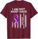 World Narcissistic Abuse Awareness Most Dads Survivor T-Shirt - T-Shirt | Maroon