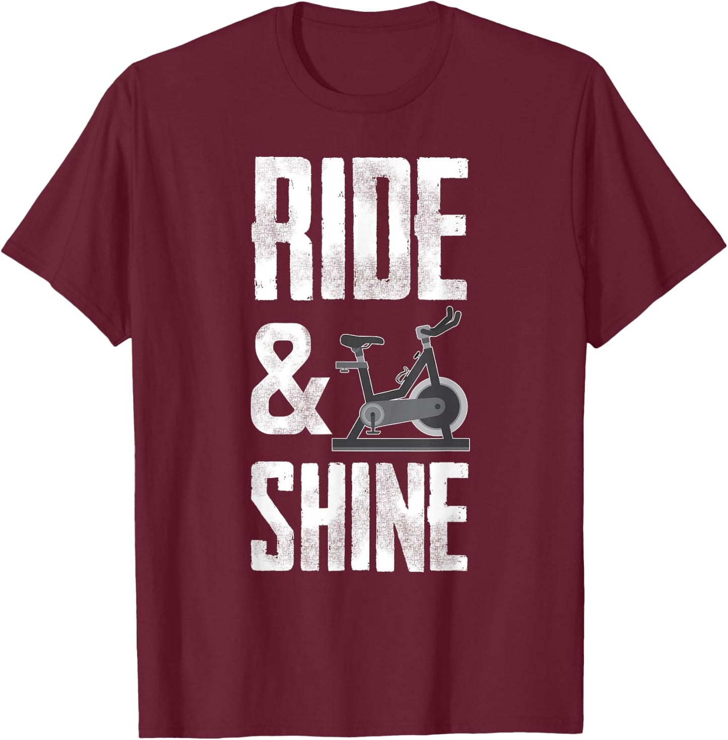 Spin Class Spinning Sport Gift T-Shirt - T-Shirt | Maroon