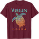 JCombs: Virgin Gorda, BVI, Sea Turtle, Beach T-Shirt - T-Shirt | Maroon