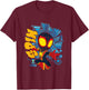 Marvel Spidey and His Amazing Friends Web-Spinners Spin T-Shirt - T-Shirt | Maroon