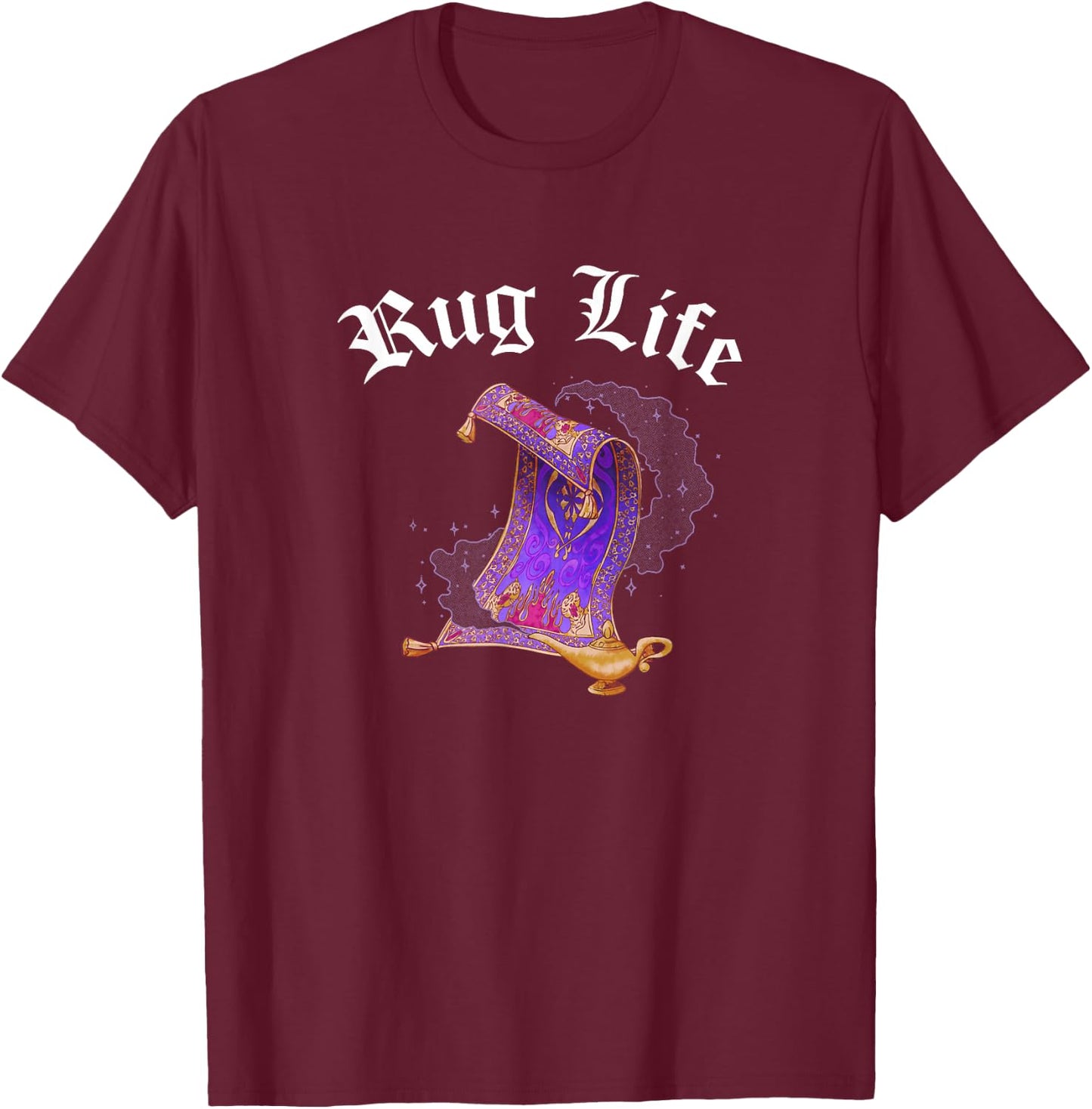 Disney Aladdin Magic Carpet Rug Life T-Shirt - T-Shirt | Maroon