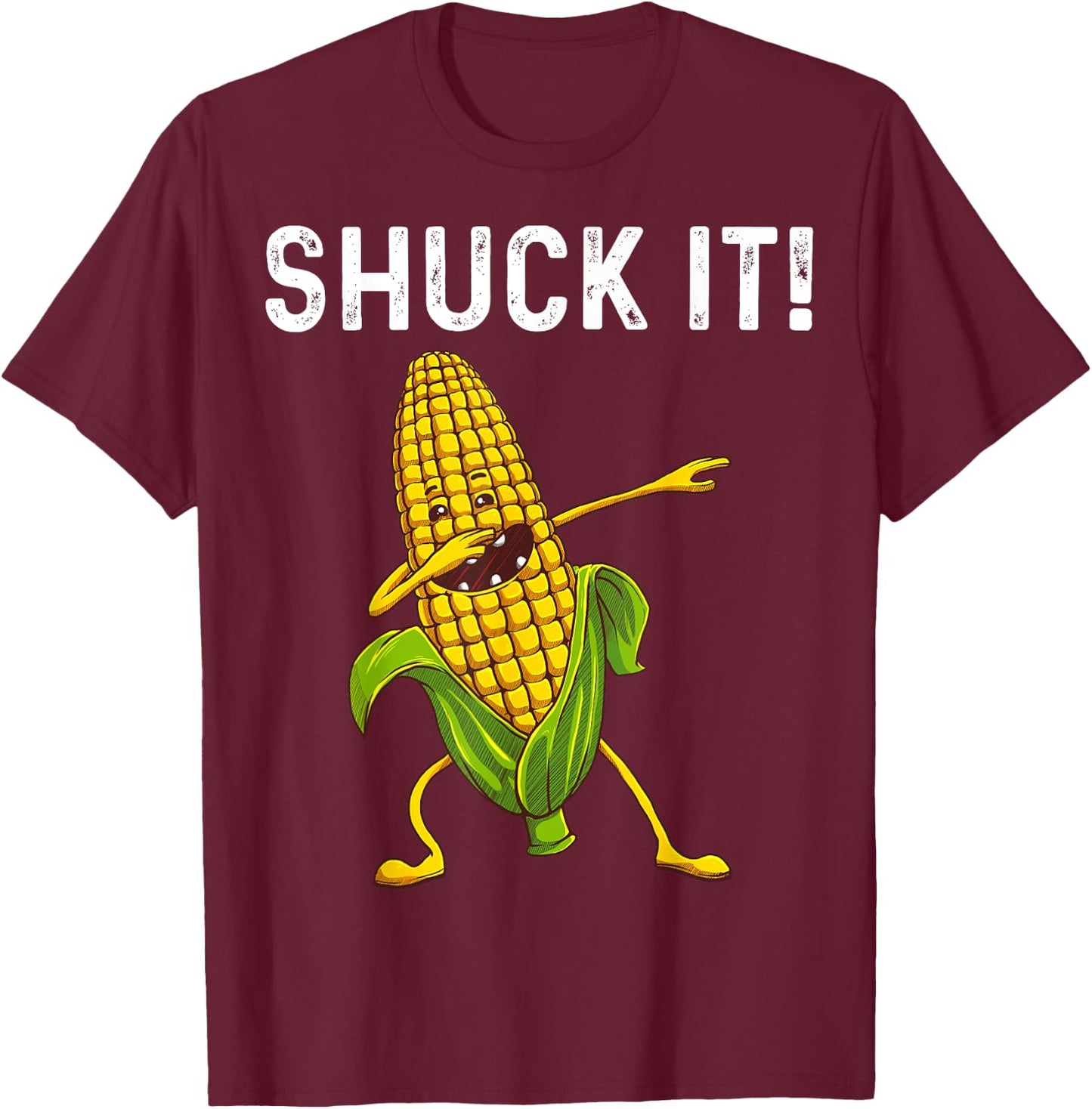 Funny Corn Gift Women Corn On The Cob Costume Farmer T-Shirt - T-Shirt | Maroon