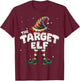 I'm The Target Elf Family Matching Group Christmas T-Shirt - T-Shirt | Maroon