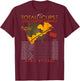 Total Solar Eclipse 2024 Tour of America 04.08.24 T-Shirt - T-Shirt | Maroon