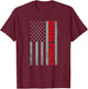 Diesel Power USA Flag Truck Turbo Brothers Mechanic T-Shirt - T-Shirt | Maroon