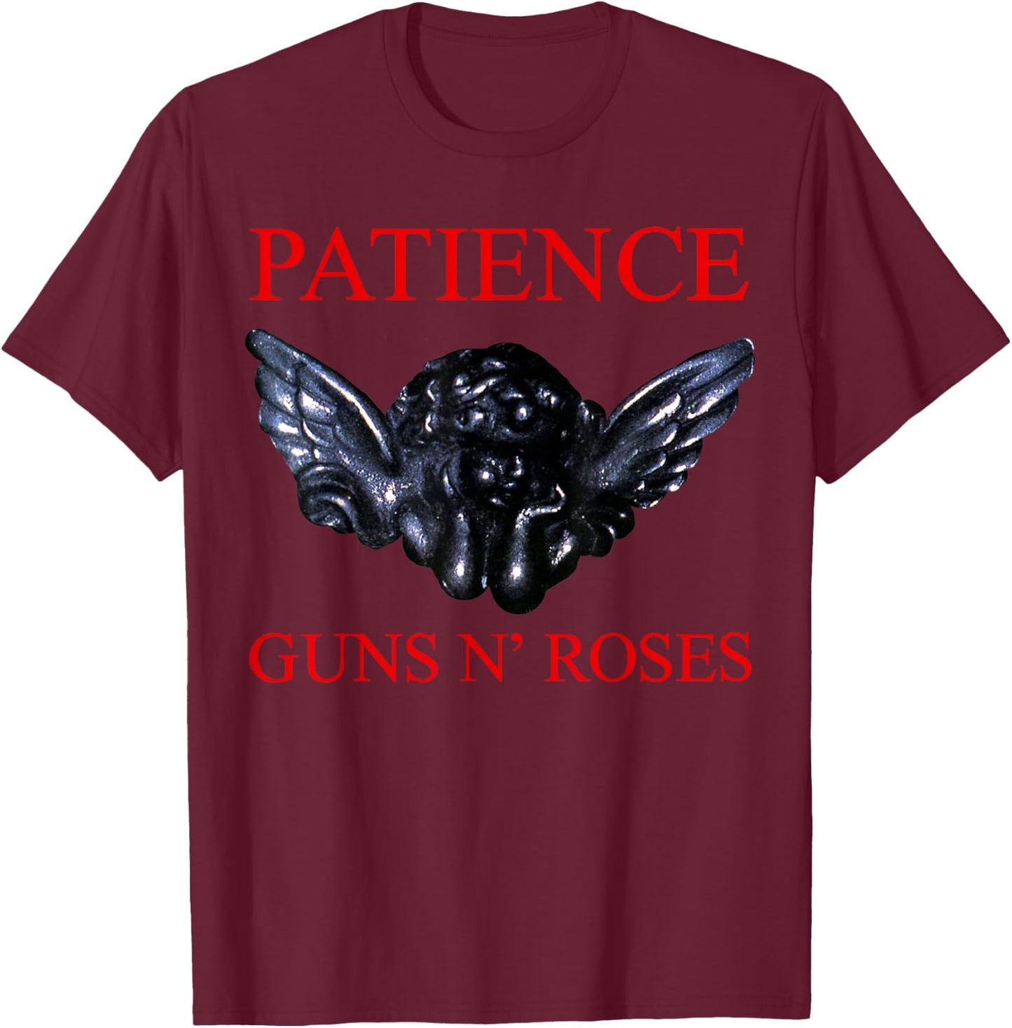 Official Guns N' Roses Patience T-Shirt - T-Shirt | Maroon