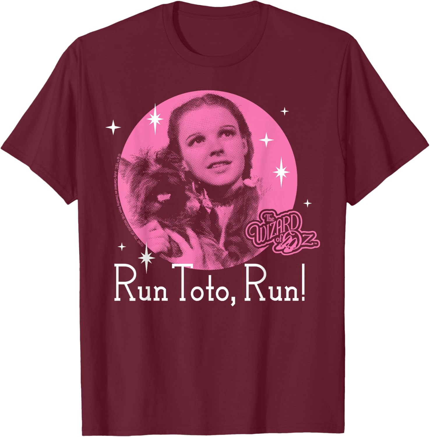 Dorothy - Run Toto Run T-Shirt - T-Shirt | Maroon