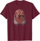 Star Wars The Clone Wars 332nd Ahsoka Trooper Distressed T-Shirt - T-Shirt | Maroon