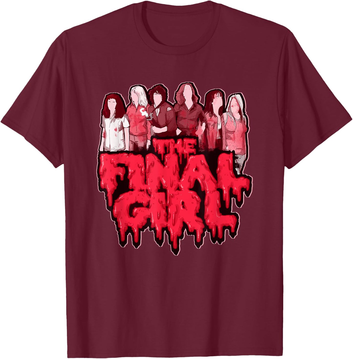 The Final Girl T-Shirt - T-Shirt | Maroon