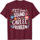 CARLEE Personalized Cute Girls CARLEE Name T-Shirt - T-Shirt | Maroon