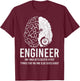 Funny Engineer Gifts & More Engineer Definition Funny Engineering Graphic T-Shirt - T-Shirt | Maroon
