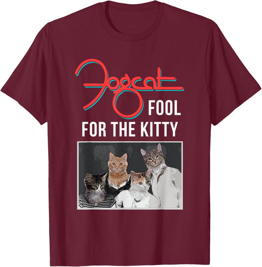 Heavy Metal Kittens & Cats Rock And Roll Band Animals Shirt T-Shirt - T-Shirt | Maroon