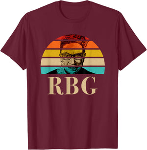 Notorious RBG Ruth Bader Ginsburg Gift T-Shirt - T-Shirt | Maroon