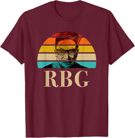 Notorious RBG Ruth Bader Ginsburg Gift T-Shirt - T-Shirt | Maroon