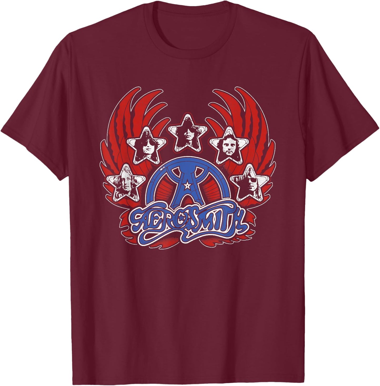 Aerosmith - America's Greatest T-Shirt - T-Shirt | Maroon