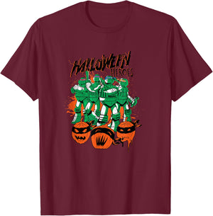 Teenage Mutant Ninja Turtles Halloween Heroes Spooky Crew T-Shirt - T-Shirt | Maroon