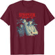 Stranger Things Will Byers Collage Retro Big Chest Portrait T-Shirt - T-Shirt | Maroon