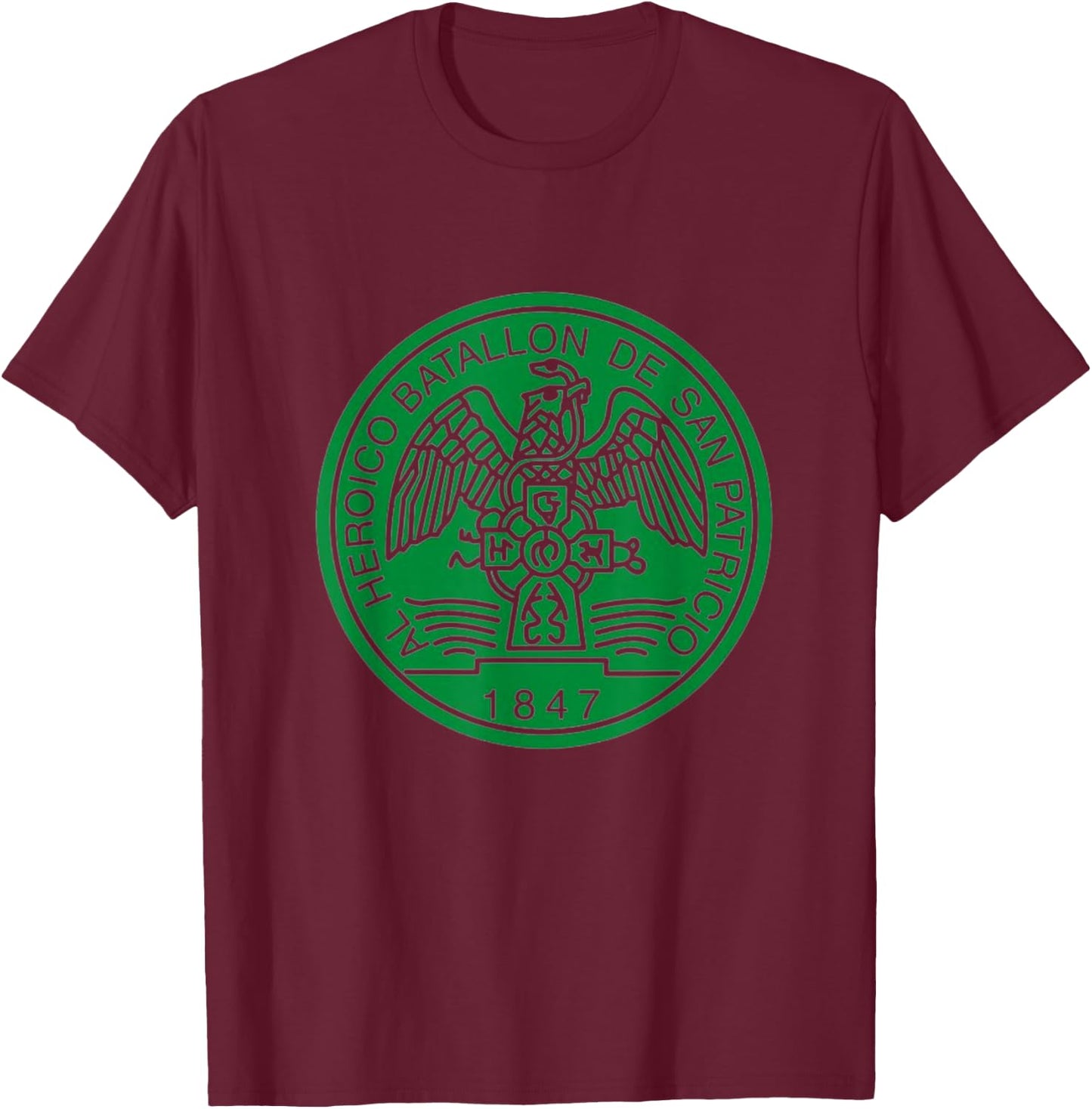 Saint Patrick's Battalion San Patricios T-Shirt - T-Shirt | Maroon