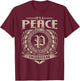 It's A PEACE Thing You Wouldn't Understand Name Vintage T-Shirt - T-Shirt | Maroon