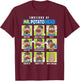 Mr. Potato Head Emotions Color Retro Box Up Faces T-Shirt - T-Shirt | Maroon