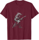 Tiger Playing Guitar Rock and Roll Rock Star Men Women Kid T-Shirt - T-Shirt | Maroon