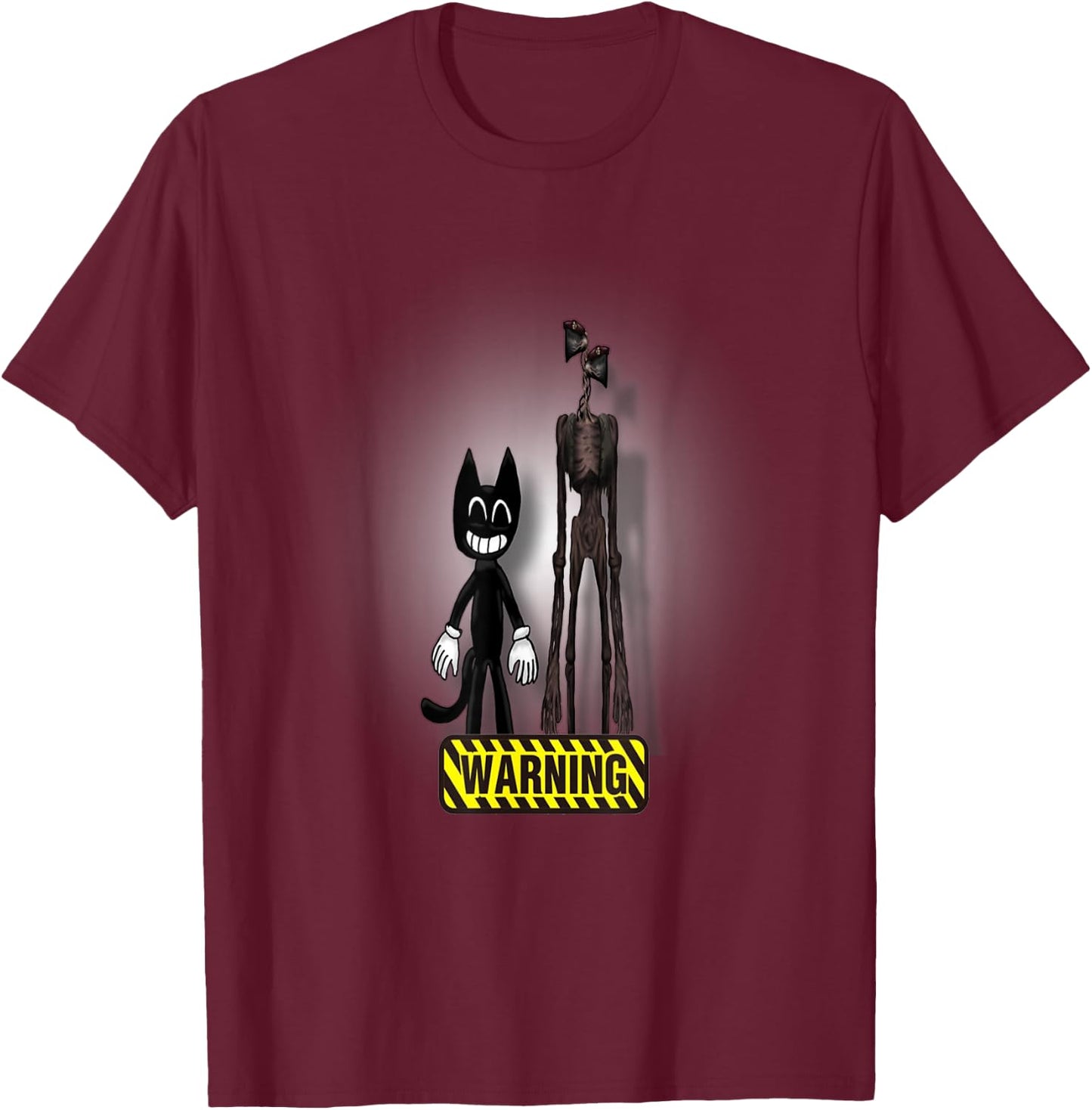 Sirenhead Siren Head Creepy Horror Character, Are you afraid T-Shirt - T-Shirt | Maroon