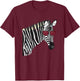 Cool Zebra T-Shirt - T-Shirt | Maroon