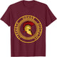 Strength Honor Discipline Fighter Soldier Spartan Sword T-Shirt - T-Shirt | Maroon