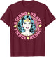 DC Comics Wonder Woman Strong Brave Vintage Wrap Around T-Shirt - T-Shirt | Maroon