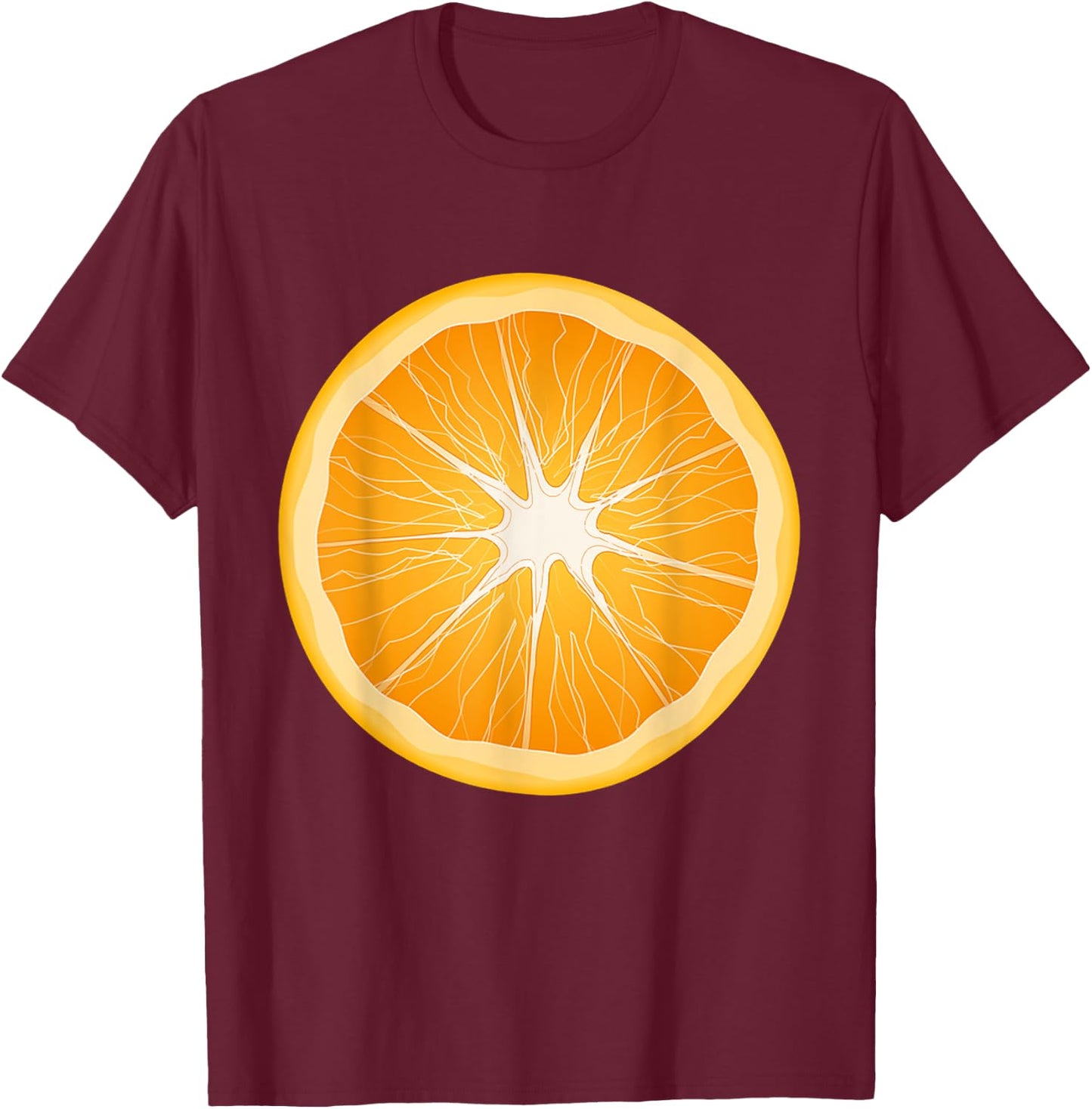 Orange Costume Easy Matching Group Halloween Men Women T-Shirt - T-Shirt | Maroon