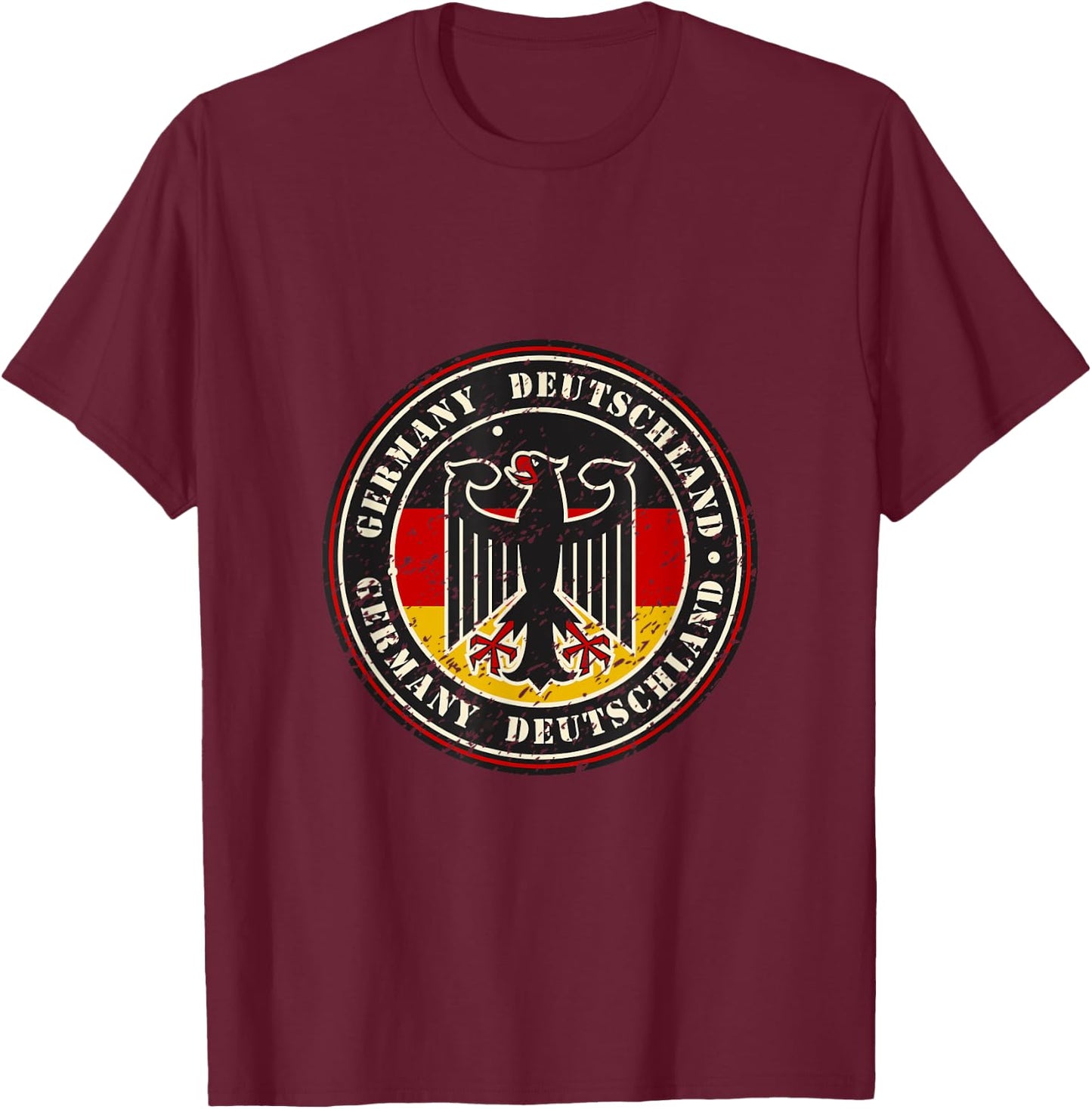 German Bird Germany Eagle Deutschland GER Country Gift T-Shirt - T-Shirt | Maroon