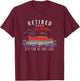 Funny Retired 2024 See You At The Lake Party Barge Boat T-Shirt - T-Shirt | Maroon