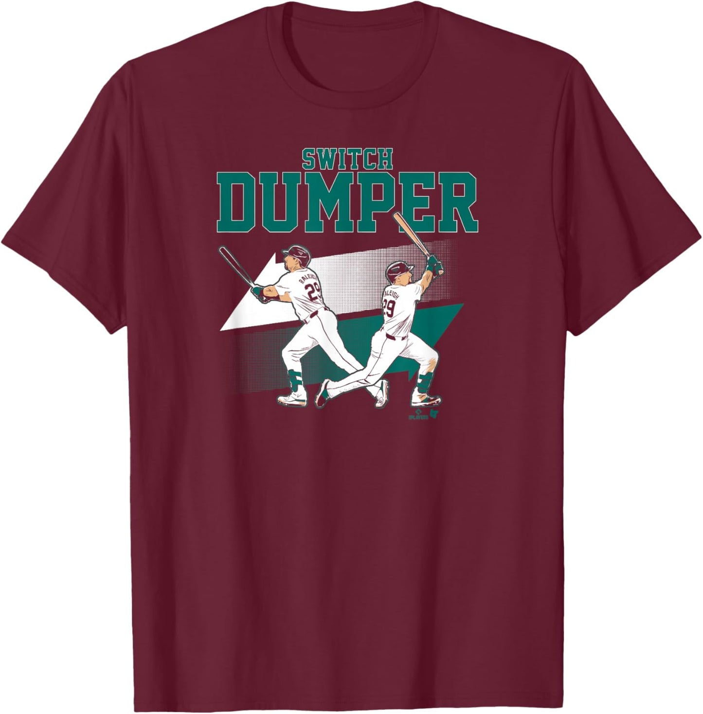 Cal Raleigh - Switch Dumper - Seattle Baseball T-Shirt - T-Shirt | Maroon