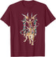Fantasy art Greek Mythology Sphinx T-Shirt - T-Shirt | Maroon