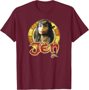 The Dark Crystal Jen Circle T-Shirt - T-Shirt | Maroon