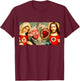 Immaculate Heart of Mary and Sacred Heart of Jesus T-Shirt - T-Shirt | Maroon
