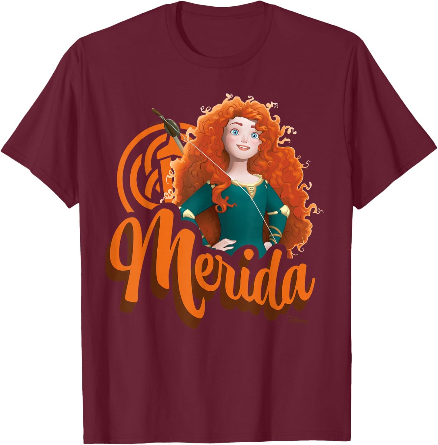 Disney Princess - Merida T-Shirt - T-Shirt | Maroon